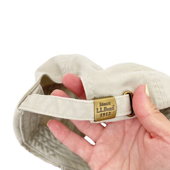 LL Bean Tan Baseball Hat Built In Lights - Picture 5 of 9